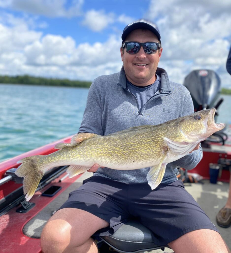 Another Cass Lake Area Guide Service giant walleye. This beauty was caught on a guide trip out on Lake Bemidji.