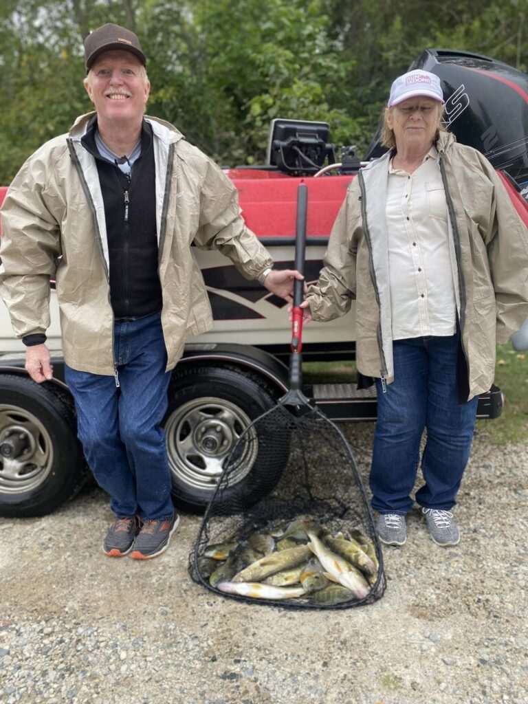 Awesome guide trip on a Bemidji Area Lake. Lots of Jumbo Perch and walleyes hitting the boat.